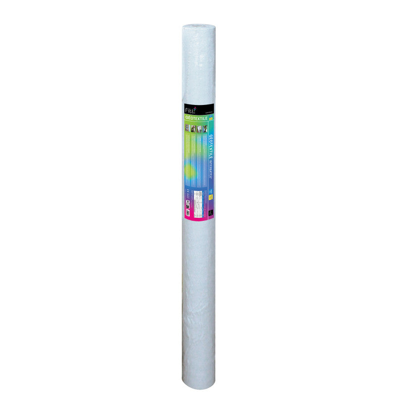 Géotextile blanc 110 g/m² – rouleau 2 m × 10 m (FITT) - Gravillon-Ardèche