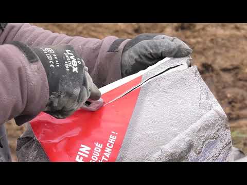 Vidéo explicative ciment facilicim en sac plastique recyclé et recyclable